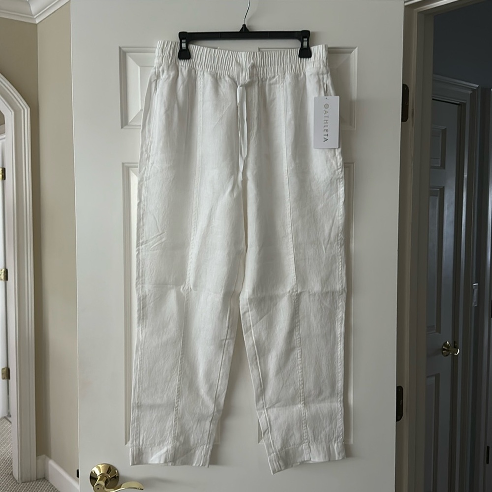 Athleta Retreat Linen Ankle Pant
